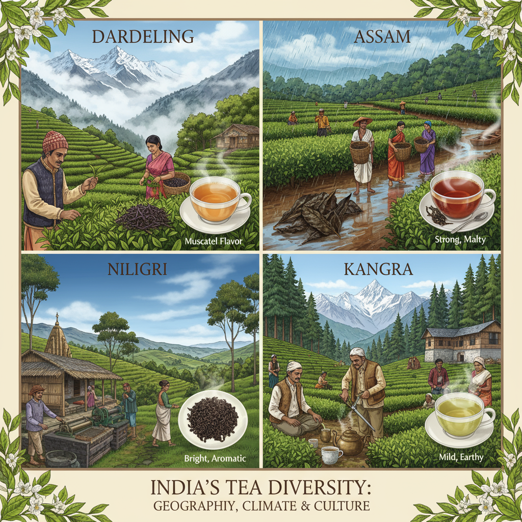 Chaiera Assam Tea , darjeeling tea.